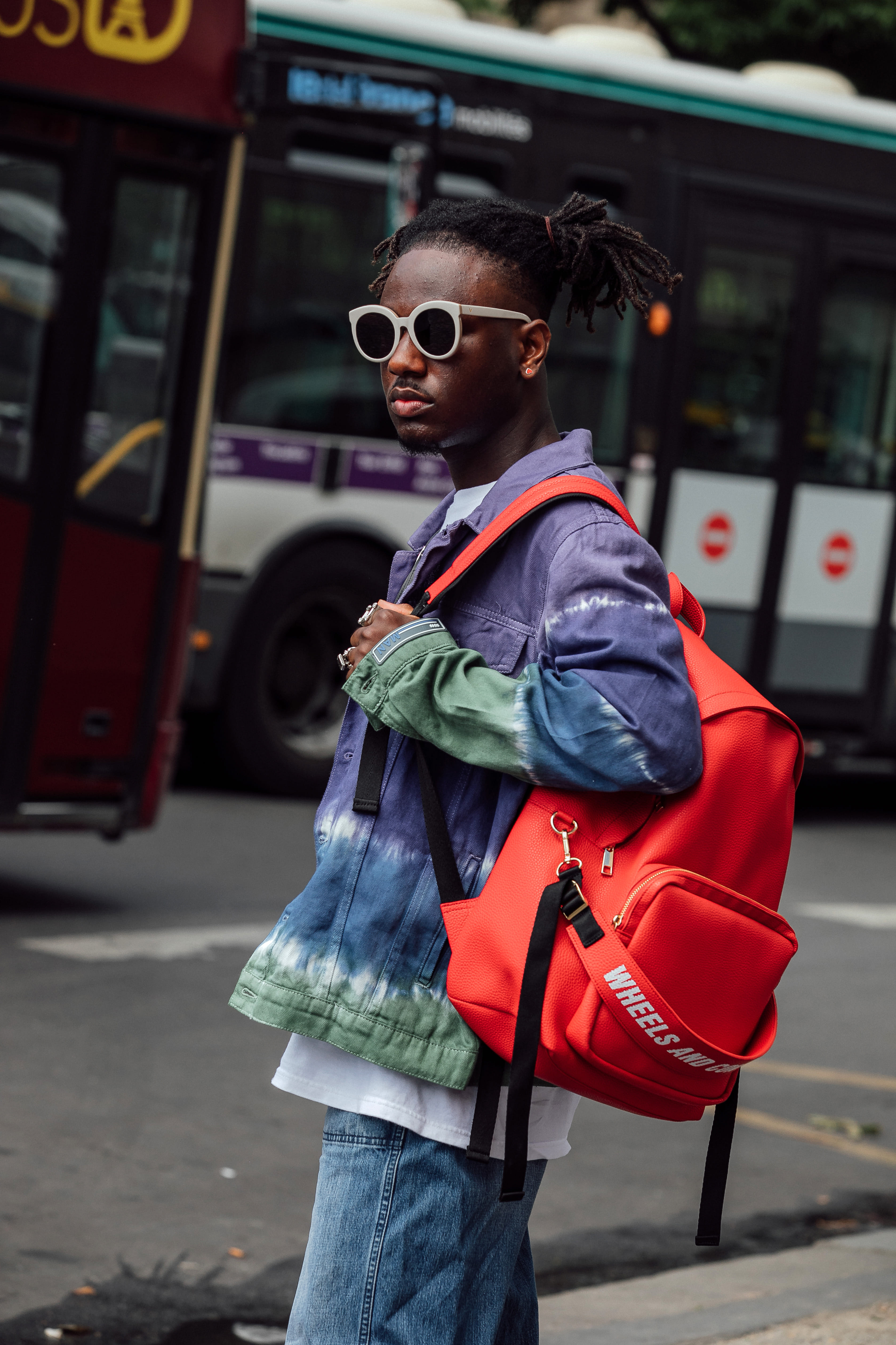 2019 Milano Pitti Uomo_WHEELS&amp;CONTAINER BACKPACK RED
